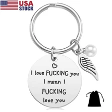 Birthday Day Gifts For Wife Girlfriend Her Him Keychain Anniversary Love Tag
