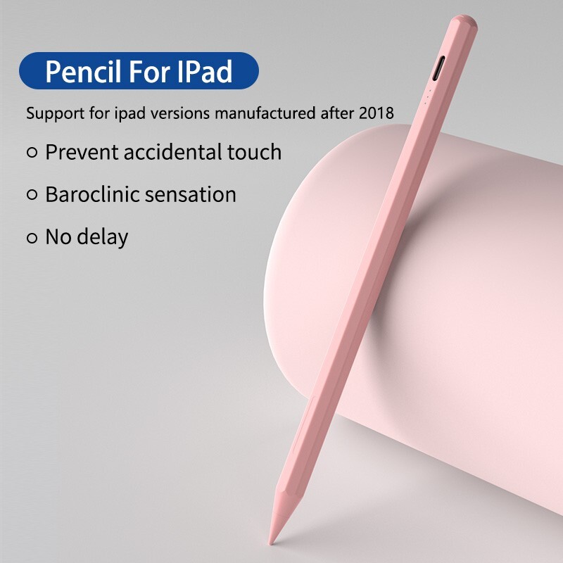 For Apple Pencil Stylus Pen with Palm Rejection for iPad 2018-2024