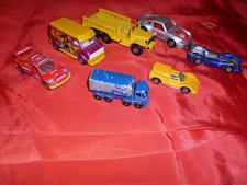 lot 7 petites voitures vintage-collection Porsche Ford Matchbox Peugeot Dodge