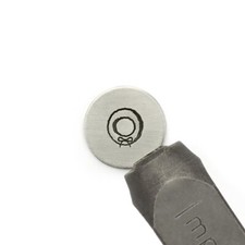 Wreath Design Signature Hand Stamp, 12mm- Christmas Holiday Winter Steel Stamp