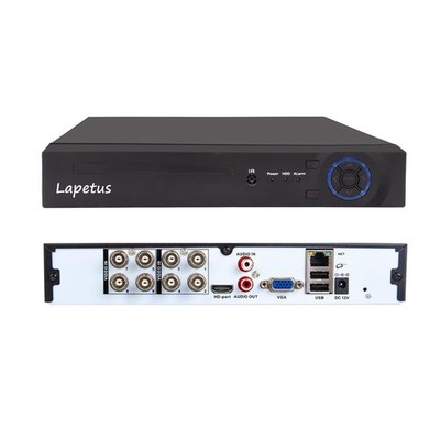 8CH 1080N Hybrid 5-in-1 AHD DVR (1080P NVR+1080N AHD+960H Analog+TVI+CVI) Standa