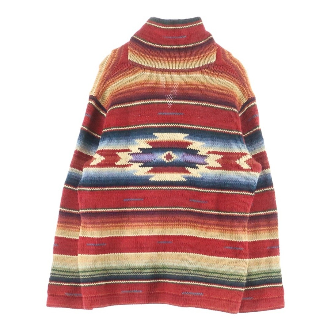 LAUREN RALPH Native Pattern Concho Button Shawl C… - image 2