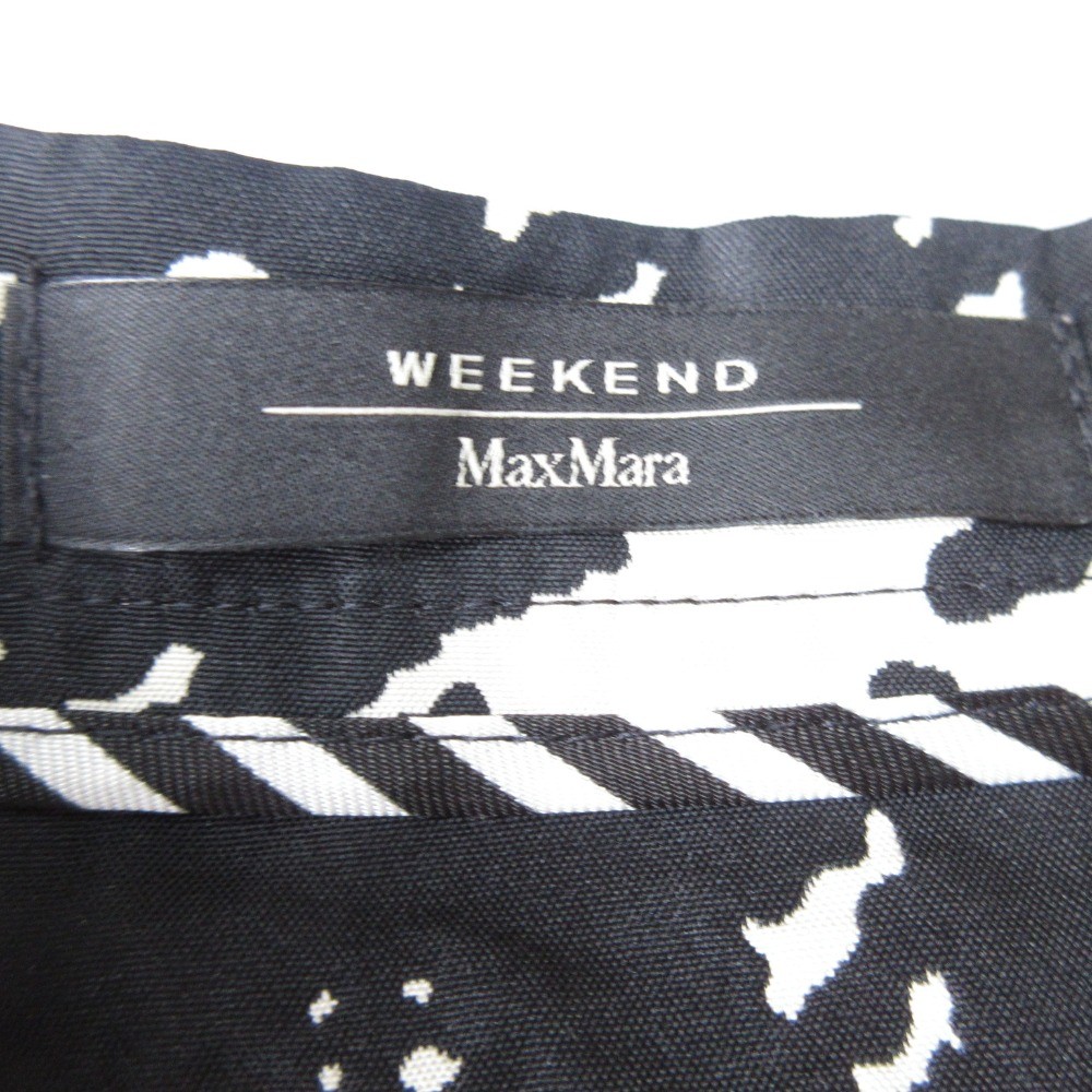 MaxMara WEEKEND Houndstooth Pattern Mini Skirt 42… - image 4