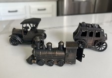Set Of 3 Vintage Die Cast Pencil Sharpeners