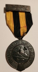 Turn Of Century Baltimore City Maryland Fire Department Galantry Medal Silver