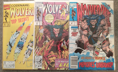 Wolverine 48-50 VF-NM The Shiva Scenario Complete Set Marvel Comics 1991