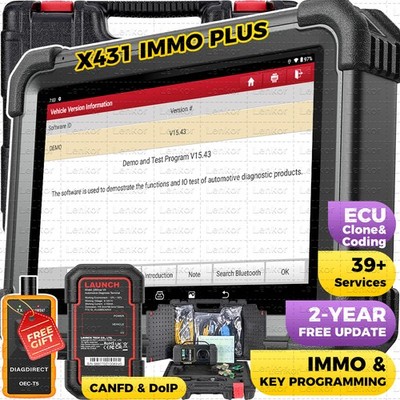 2025 LAUNCH X431 IMMO PLUS PAD VII Key Programming Car Diagnostic Tool ECU Clone