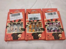Halloween Press on Nails Long  Short Asst Shapes- 3 Kits -New