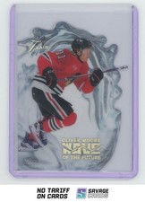 2025-26 Fleer Flair Wave of the Future Die Cut RC Oliver Moore #WF-5 Chicago