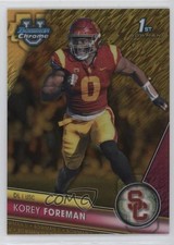 2023 Bowman U Chrome Gold Shimmer Refractor 35/50 Korey Foreman #190 3hd