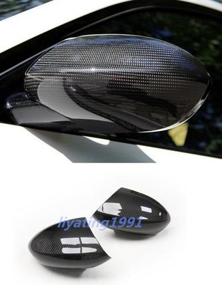 Real Carbon Fiber Car Door Side Mirror Cover Cap For BMW M3 E90 E92 E93 2008-13
