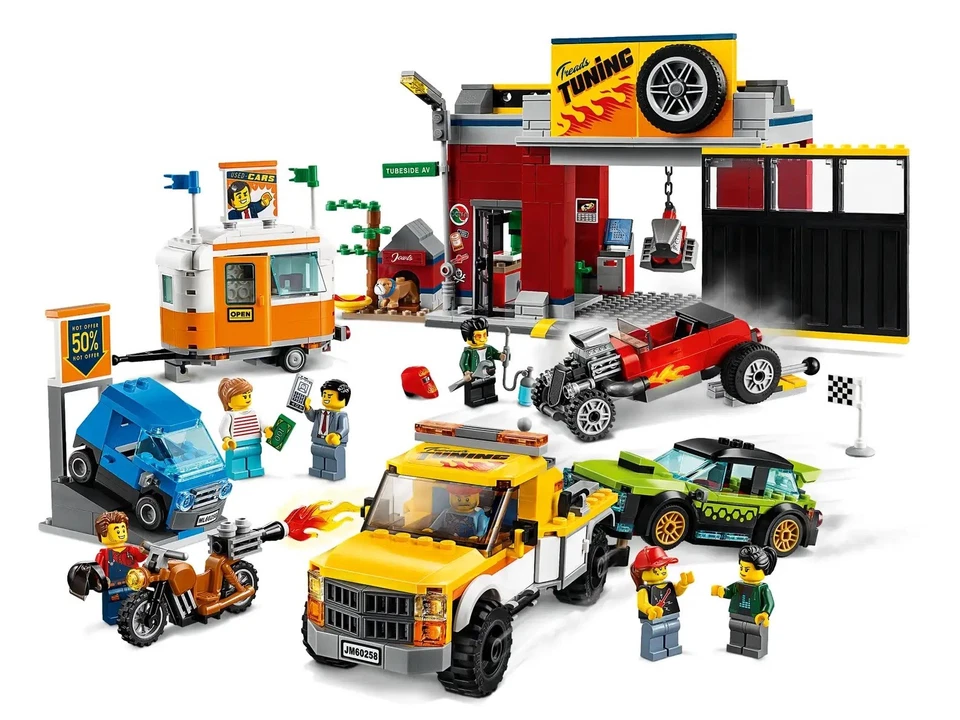 LEGO CITY: Tuning Workshop (60258) NEW SEALED - Image 4 of 4