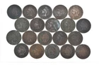 Lot 20 1800's 1890-1899 Indian Head Penny Cents US Coin Collection 2/5 Roll *894