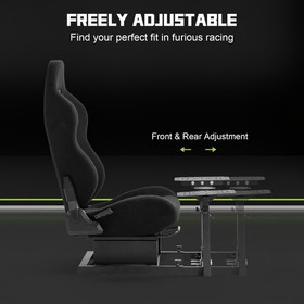 Hottoby Flight Simulator Cockpit & Seat Fit Thrustmaster A10C Logitech X52 PRO
