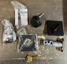 Schlage Series Collins Matte Black Single Cylinder Deadbolt B60N G COL 622 B60