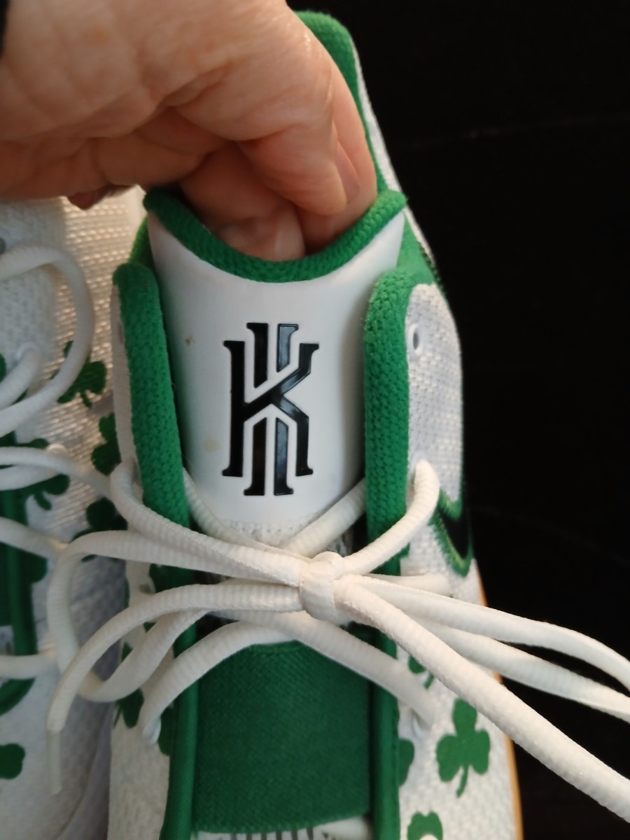 Nike Kyrie Flytrap 2 White Green Celtics Basketball Shoes  display picture 1