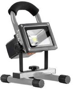 Akku Led Arbeitsleuchte Amon Grau, 7 Watt, IP54, Usb-Kabel Baustrahler