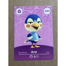 Ace #443 - Welcome To Animal Crossing Amiibo Card - Series 5 (Authentic)