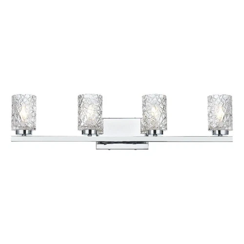 Living District Cassie 31" Wall Sconce In Chrome - Picture 1 of 8