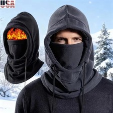 Balaclava Ski Full Face Mask Windproof Fleece Neck Warm for Winter Cold Weather 