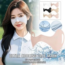 New Ice Silk Sunscreen Face Mask Running Golf Face Masks Riding Breathable Sunsc