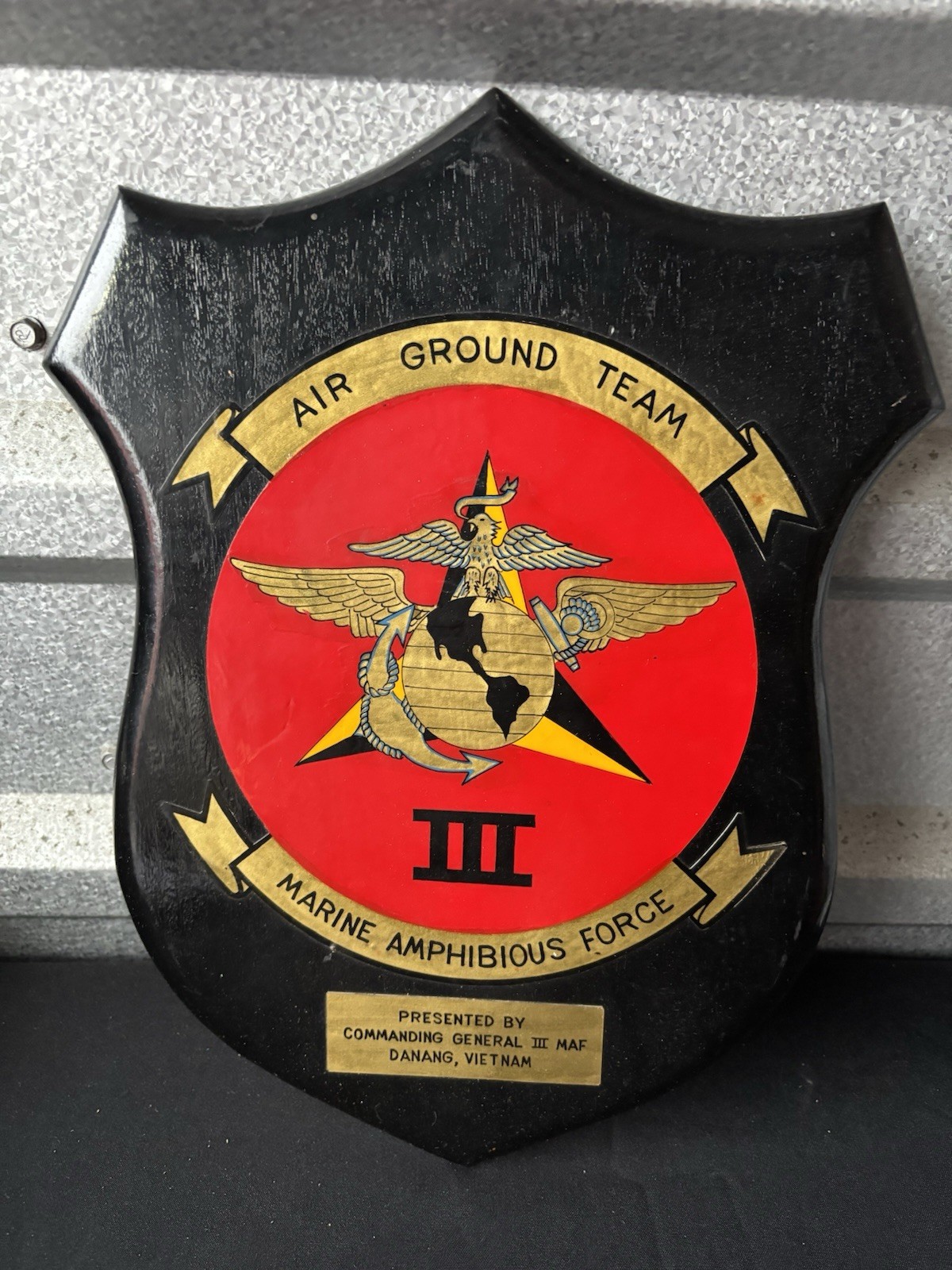 Vietnam War USMC Rare 3rd MAF Plaque