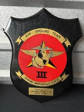Vietnam War USMC Rare 3rd MAF Plaque