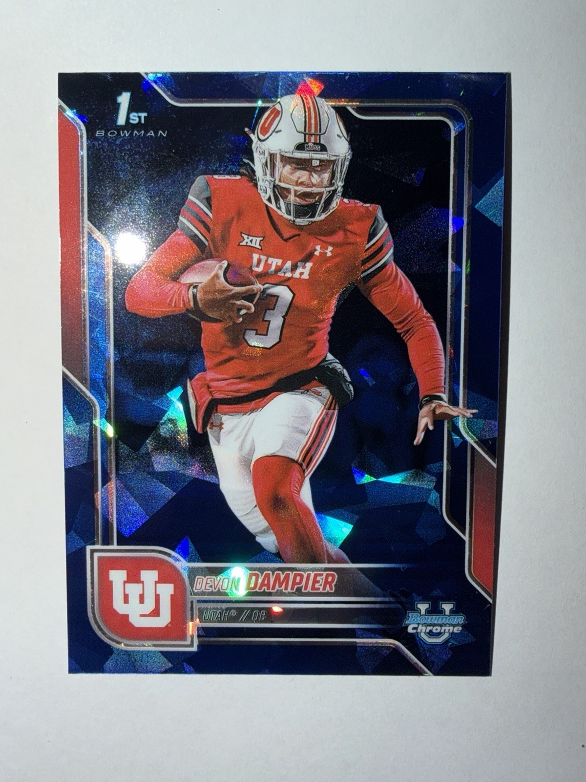2025 Bowman University Chrome Sapphire Edition - Devon Dampier #3 (RC)