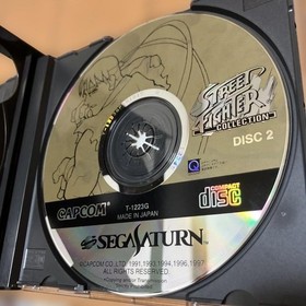 SS Sega Saturn Street Fighter Collection &bull;Includes Obi (paper Band) And Postcard