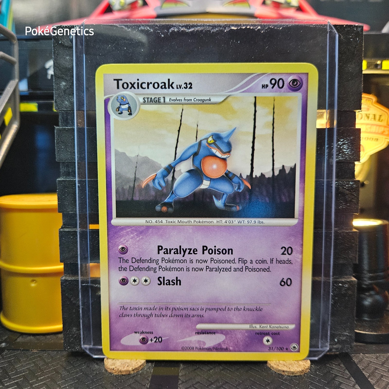 Toxicroak Majestic Dawn Pokémon TCG 31/100 Diamond & Pearl Rare