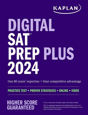 Digital SAT Prep Plus 2024: Prep Book, 1 Realistic Full Length Practice Test...