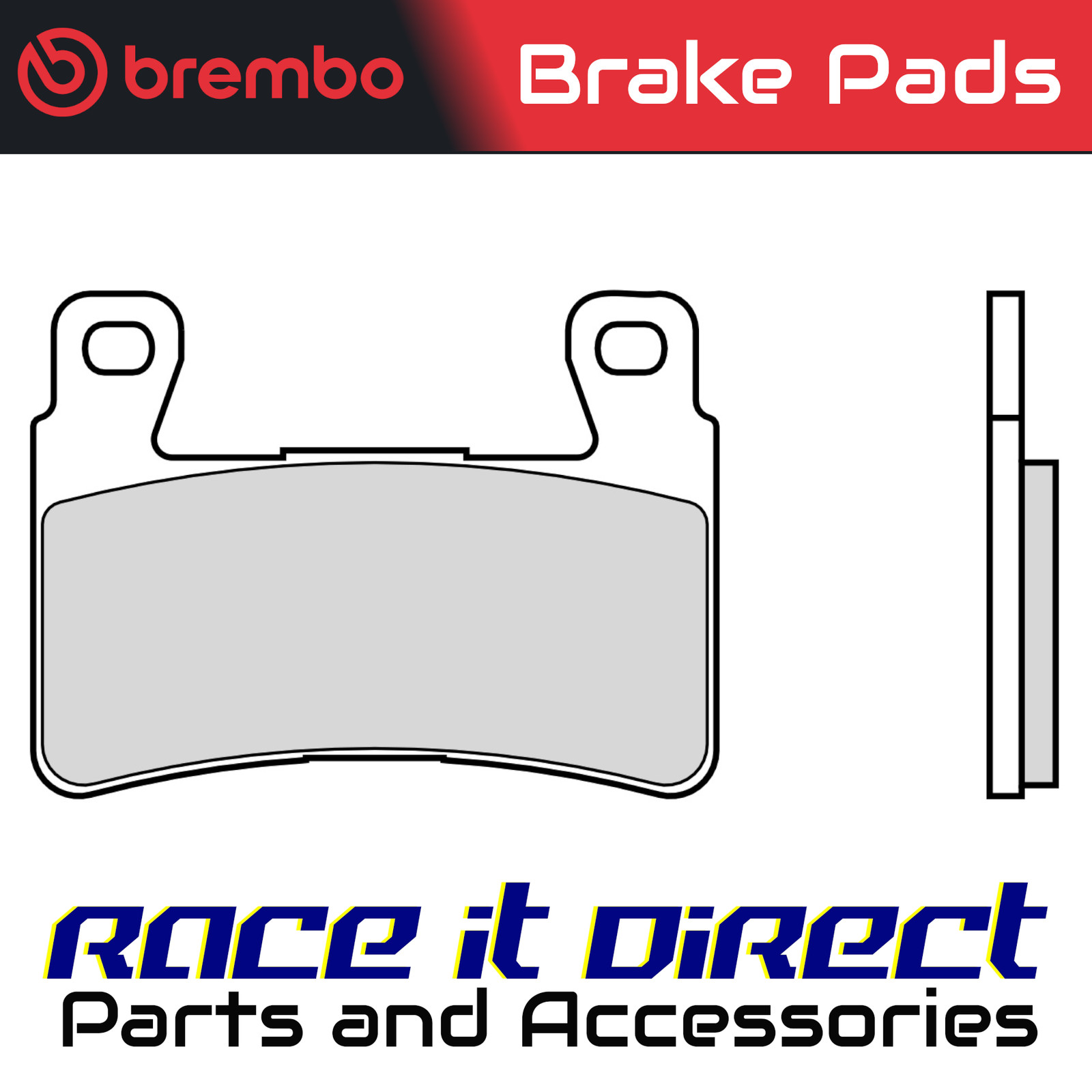 Brembo 07HO45RC BRAKE PADS ORGANIC RACING