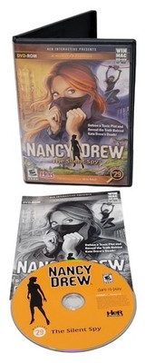 Nancy Drew Mystery Vol #29 The Silent Spy (Windows PC or Mac Game) CIB Complete