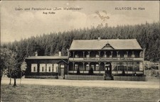 Ak Allrode Thale im Harz, Gast- und Pensionshaus Zum Waldfrieden,... - 11437341
