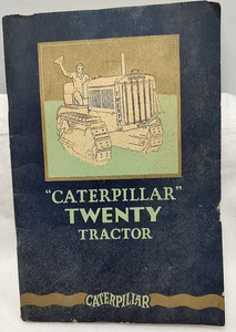 1927 Caterpillar Twenty Tractor Sales Catalog