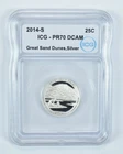2014-S Washington Quarter Silver Great Sand Dunes ATB PR70 DCAM ICG *3187