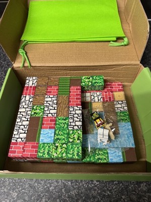 Minecraft Stil Magnetische Bausteine Vorbau Sensorische Würfel Kinder Spielzeug 100 Stck.