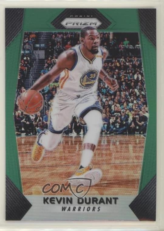 2017-18 Panini Prizm Green Prizm Kevin Durant #44 9l4
