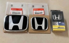 For Civic Sedan 2006-2015 4door 3pcs Front Rear Steering Emblem Black H Badge For Civic Sedan 2006-2015 4door 3pcs Front Rear Steering Emblem Black H Badge