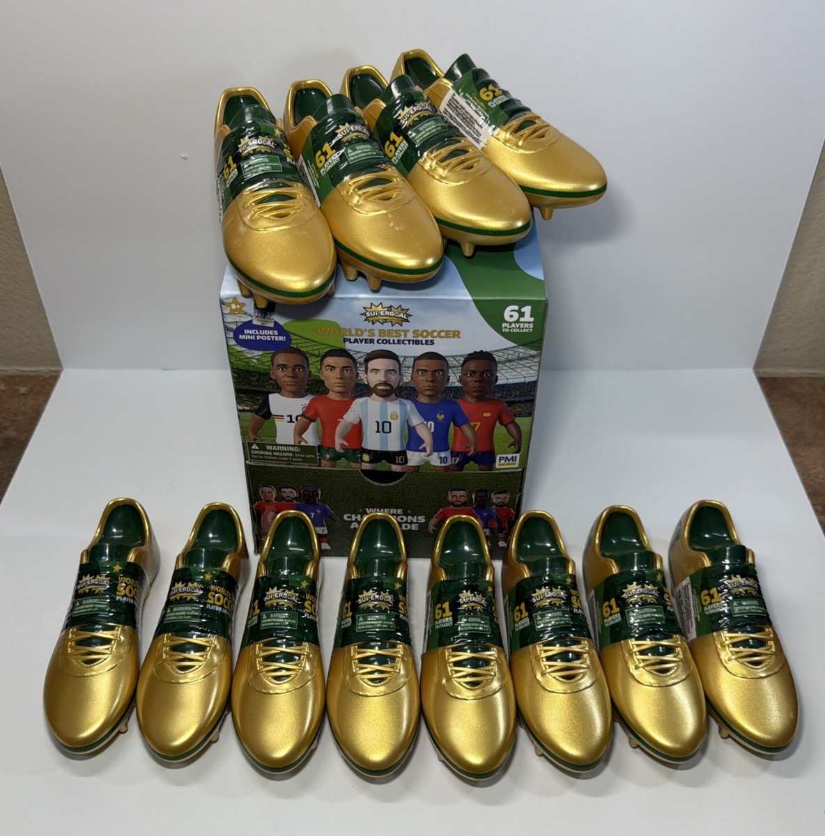 Supergoal Capsule World's Best Soccer Player Mini Collectible Gold