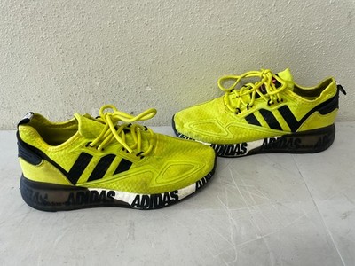 Adidas ZX 2K Boost Running Shoes  Men's FY2638  Rare Acid Yellow. SIZE 6