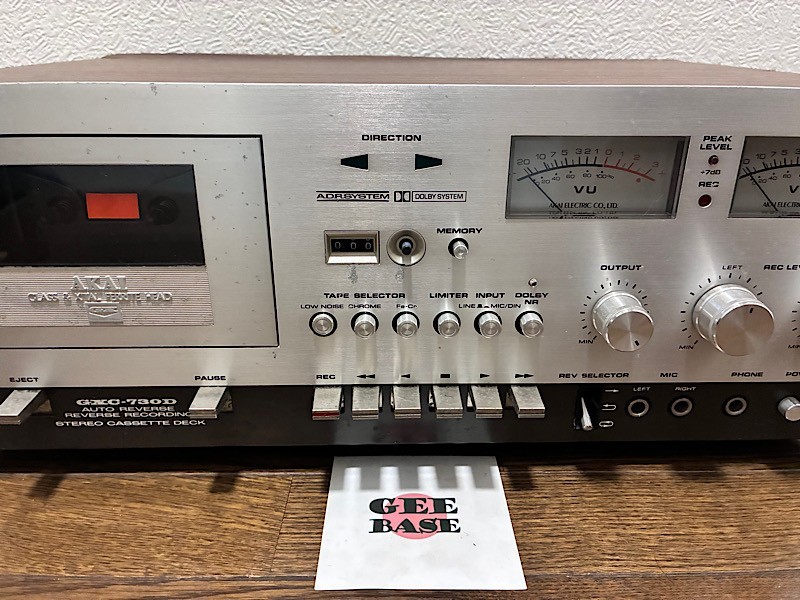 AKAI GXC-730D カセットデッキ Vintage Akai Gxc-730d Auto Reverse Stereo Cassette Deck for sale