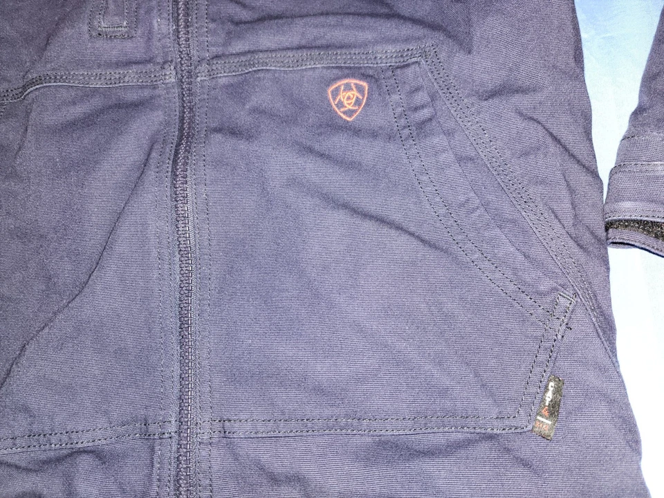 ARIAT FR RESISTENTE AL FUEGO POLAR FORRADO DURALIGHT ROPA DE TRABAJO ELÁSTICA CANVA CON CAPUCHA... Foto 2 de 4
