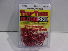 Tru Turn Panfish hooks 853BL fishing hooks 47 count package choose your size!