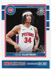 2024-25 Hoops Haunted Hoops #262 Bobi Klintman RC - Detroit Pistons