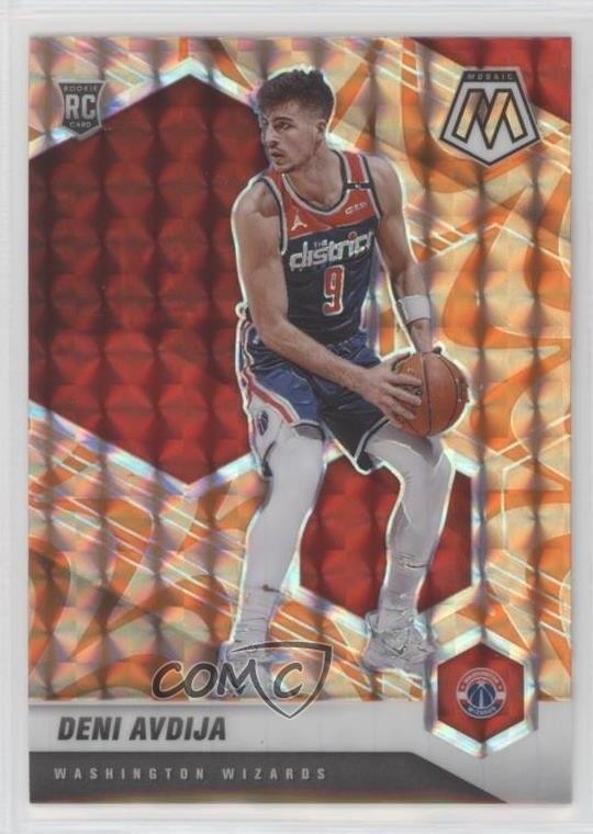2020-21 Panini Mosaic Rookie Reactive Orange Prizm Deni Avdija #217 0mx0