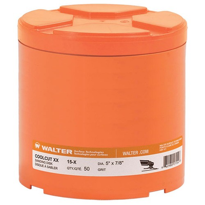 #ad Walter 15X505B 5x7 8 COOLCUT XX Bulk Sanding Discs Cyclone Tech 50 Grit 50 pack $161.99