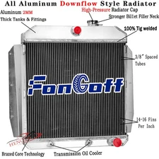 3 ROW Radiator For 1955-1959 1956 1957 Chevy Truck 3100 3200 3400 3500 3600 3800