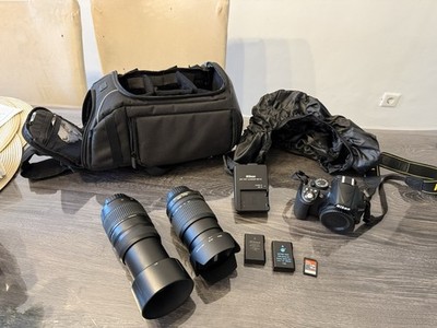 Nikon D D3100 14.2MP Digitalkamera - Schwarz (Kit mit GDX II 18-55mm Objektiv)