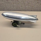 Vintage SCHYLLING Tin Toy 9” Graf Zeppelin Aluminum Body Wind Up Tested Working